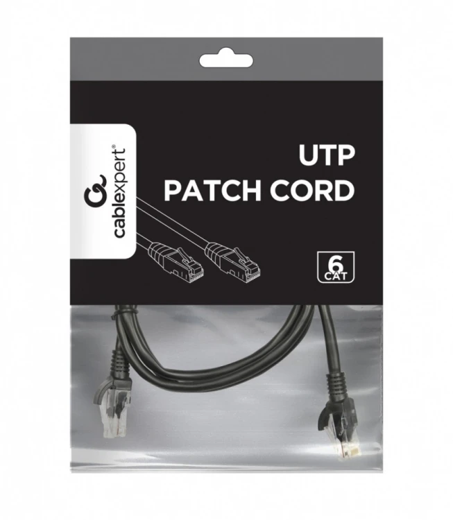 Gembird Patchcord kat.6 UTP 1.5m kolor czarny