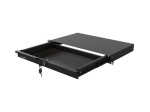 Lanberg Szuflada do szaf 19" 1U 270mm czarna 1U/483X270MM UDŹWIG DO 30KG