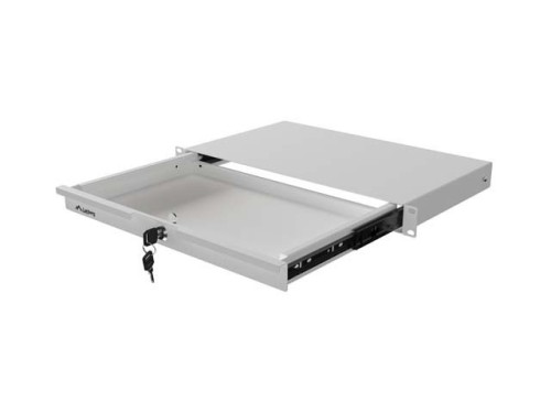 Lanberg Szuflada do szaf 19" 1U 270mm szara 1U/483X270MM UDŹWIG DO 30KG
