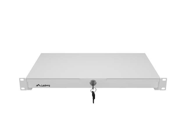 Lanberg Szuflada do szaf 19" 1U 270mm szara 1U/483X270MM UDŹWIG DO 30KG