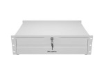Lanberg Szuflada do szaf 19" 3U 360mm szara 3U/483X360MM UDŹWIG DO 90KG MONTAŻ 4 PUNKTOWY