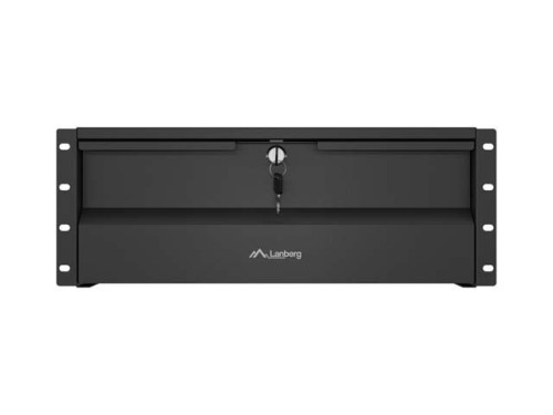 Lanberg Szuflada do szaf 19" 4U 360mm czarna 4U/483X360MM UDŹWIG DO 90KG MONTAŻ 4 PUNKTOWY