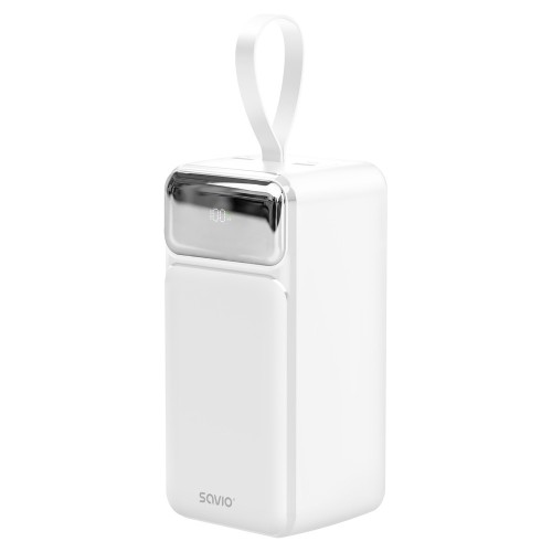 Savio Powerbank BA-15 50000 mAh biały