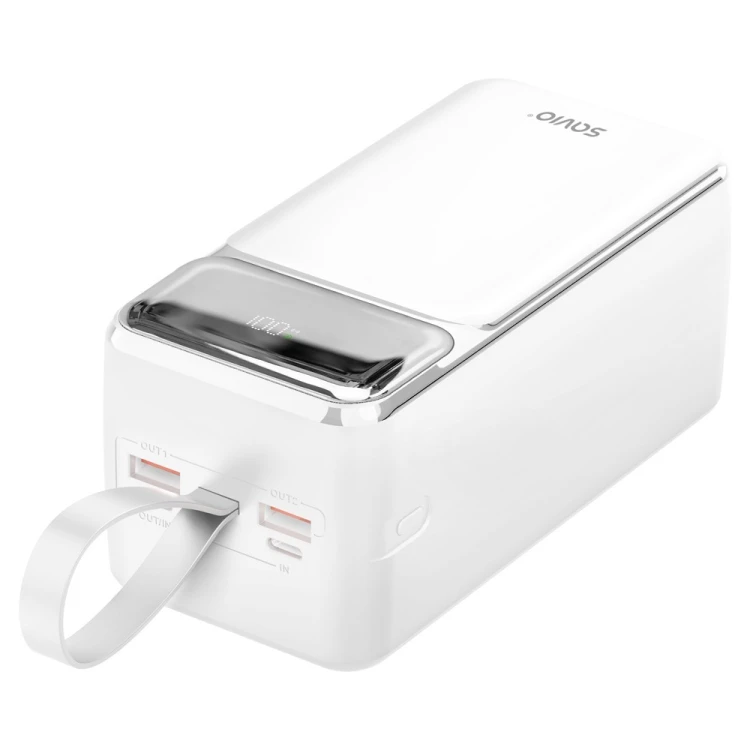 Savio Powerbank BA-15 50000 mAh biały