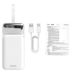Savio Powerbank BA-15 50000 mAh biały