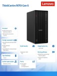 Lenovo Komputer ThinkCentre M70t G6 TOWER 12YH0020PB W11Pro Ultra7 265/2X16GB/512GB/INT/DVD/vPro/3YRS OS + 1YR PREMIER TC