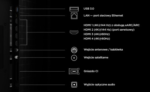 TCL Telewizor QLED 55 cali 55A400