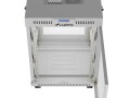 Lanberg Szafa instalacyjna rack stojąca 19 cali 15U 600x600 drzwi perforowane LCD (Flat pack) szara