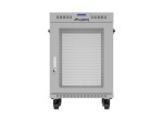 Lanberg Szafa instalacyjna rack stojąca 19 cali 15U 600x800 drzwi perforowane LCD (Flat pack) szara