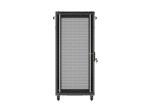 Lanberg Szafa instalacyjna rack stojąca 19 cali 27U 600x1000 drzwi perforowane (Flat pack) czarna
