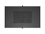 Lanberg Szafa instalacyjna rack stojąca 19 cali 27U 600x1000 drzwi przeszklone (Flat pack) czarna