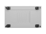 Lanberg Szafa instalacyjna rack stojąca 19 cali 42U 600x1000 drzwi przeszklone LCD (Flat pack) szara