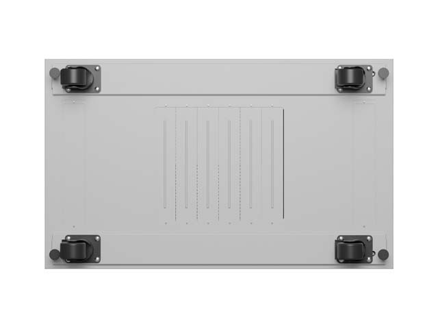 Lanberg Szafa instalacyjna rack stojąca 19 cali 42U 600x1000 drzwi przeszklone LCD (Flat pack) szara