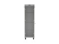 Lanberg Szafa instalacyjna rack stojąca 19 cali 42U 600x1000 drzwi przeszklone LCD (Flat pack) szara