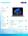 Asus Laptop ExpertBook P3 PM3406CKA-LY0291W Ryzen 5 AI 330/16GB/512GB/AMD Radeon 820M