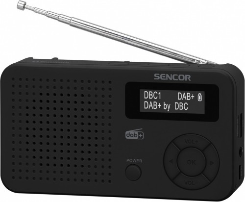 Sencor Radio cyfrowe DAB+,FM RDS, SRD 7210B Bluetooth 5.0 LCD Akumulator