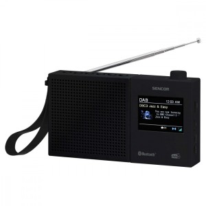 Sencor Radio cyfrowe DAB+,FM RDS SRD 7790B LCD 2,4 Bluetooth Akumulator