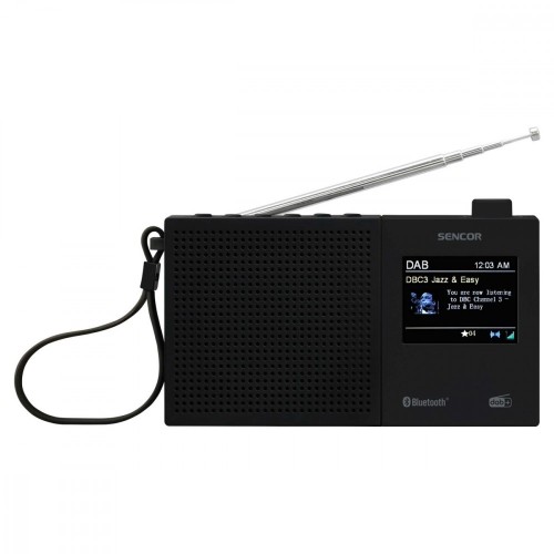 Sencor Radio cyfrowe DAB+,FM RDS SRD 7790B LCD 2,4 Bluetooth Akumulator