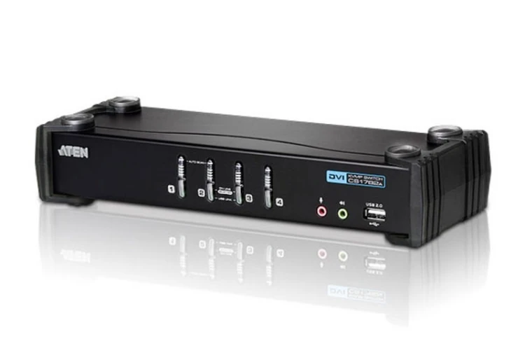 ATEN PRZEŁĄCZNIK KVM 4 PORTY USB DVI CS1764A