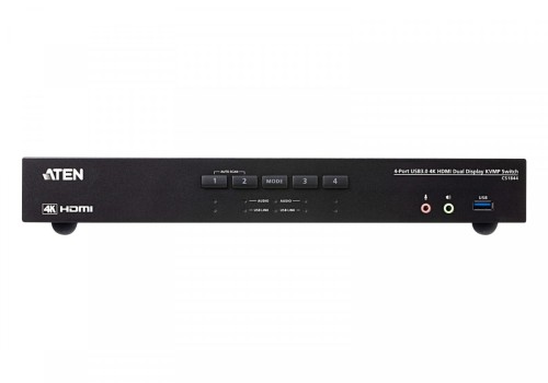 ATEN Przełącznik 4-Port USB3.0 4K HDMI Dual Display KVMP Switch