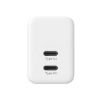 CRONG Ultra Compact GaN Ładowarka sieciowa 2x USB-C 35W PD 3.0 z PPS Biała