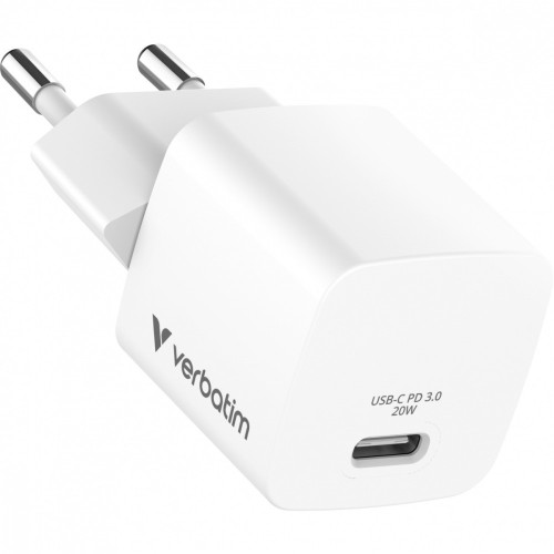 Verbatim Ładowarka Mini GaN 20W USB-C P.D 3.0