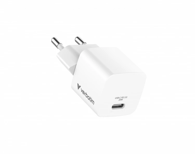 Verbatim Ładowarka Mini GaN 20W USB-C P.D 3.0