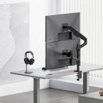 Ergo Office Uchwyt na 2 monitory 17-32 cali ER-692 B