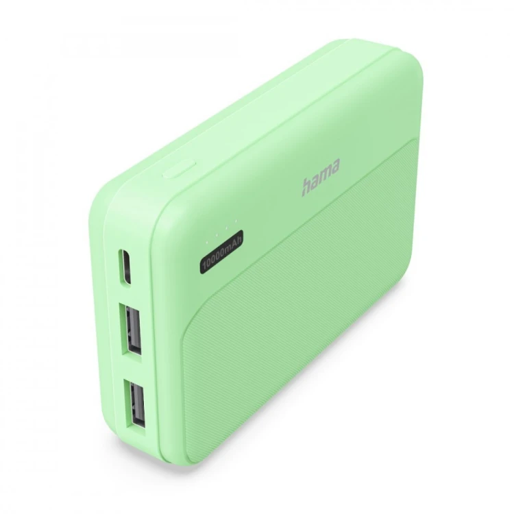 Hama Power pack 10000mAh 2xUSB-A zielony