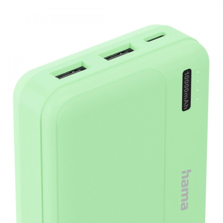 Hama Power pack 10000mAh 2xUSB-A zielony