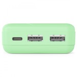 Hama Power pack 10000mAh 2xUSB-A zielony