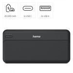 Hama Power pack 20000 mAh 2xUSB-A antracyt
