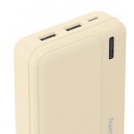 Hama Power pack 20000 mAh 2xUSB-A piaskowy