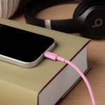 Apple Przewód pleciony Beats USB-C na USB-C (1,5 m) - turboróżowy