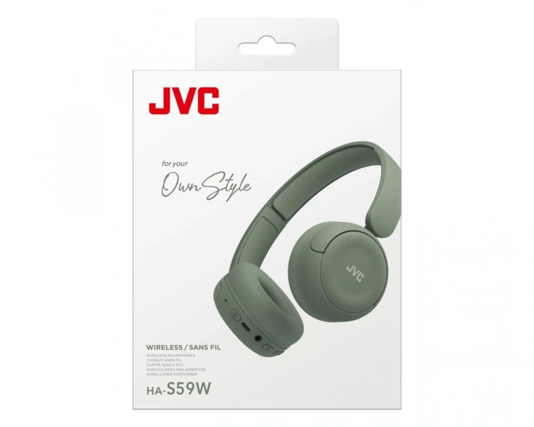 JVC Słuchawki bezprzewodowe HA-S59W zielone