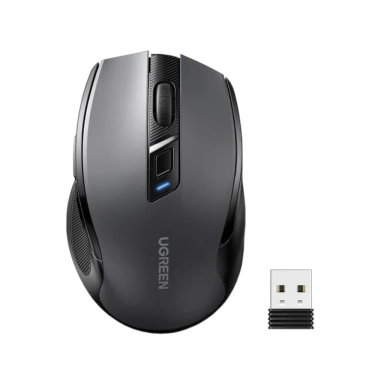 Ugreen Mysz bezprzewodowa silent click MU006 - czarna