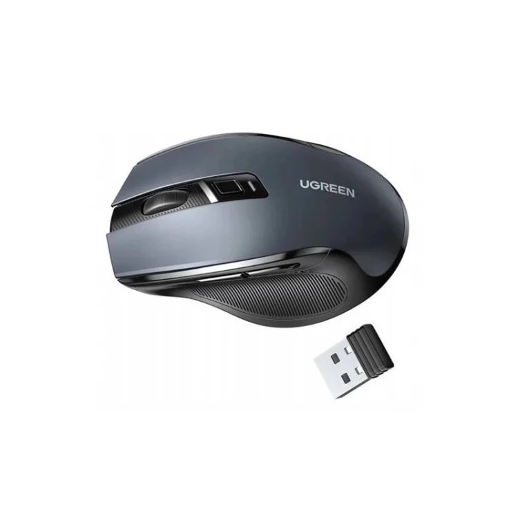 Ugreen Mysz bezprzewodowa silent click MU006 - czarna