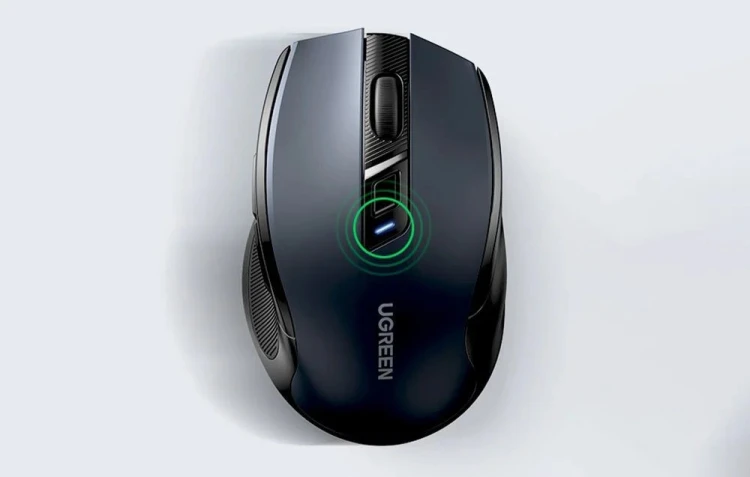 Ugreen Mysz bezprzewodowa silent click MU006 - czarna