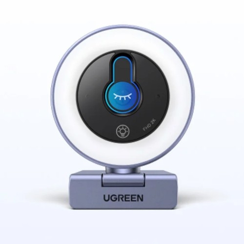 Ugreen Kamera internetowa 2K 30FPS podświetlenie LED wbudowany mikrofon
