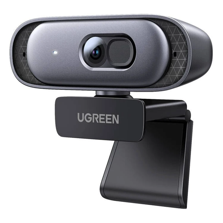 Ugreen Kamera internetowa 2K 30FPS wbudowane mikrofony osłona prywatności