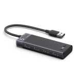 Ugreen HUB USB-C CM653 1x USB-C 4x USB-A - szary