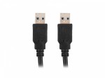 Lanberg Kabel USB-A M/M 3.0 0.5m Czarny