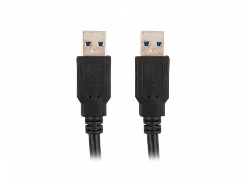 Lanberg Kabel USB-A M/M 3.0 0.5m Czarny