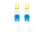 Lanberg Patchcord światłowodowy Sm Lc/Upc-Lc/Upc Duplex 3.0Mm 2M żółty
