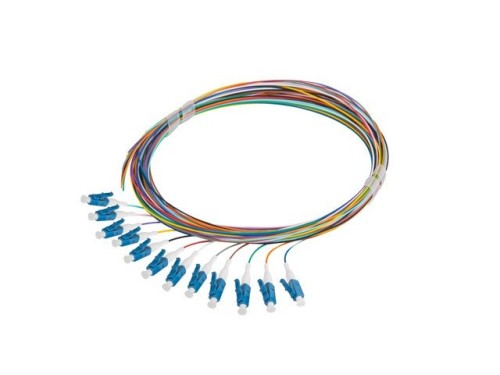 Lanberg Pigtail SM LC/UPC Semi Tight 9/125 G657A1 12X2M multikolor