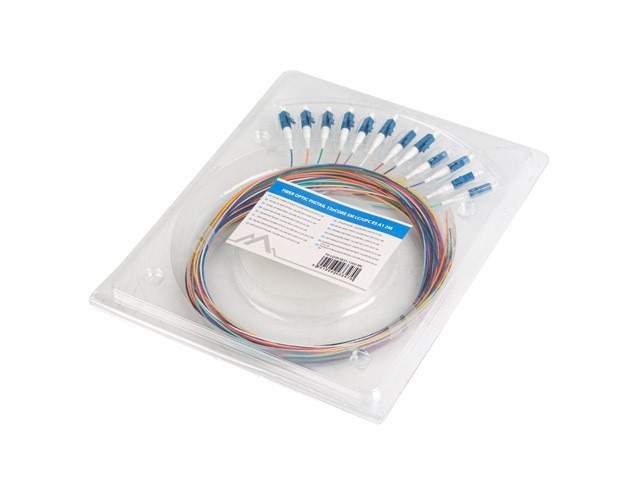 Lanberg Pigtail SM LC/UPC Semi Tight 9/125 G657A1 12X2M multikolor
