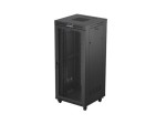 Lanberg Szafa instalacyjna rack stojąca 19 cali 37U 800x800 drzwi perforowane LCD czarna (Flat pack)