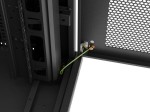 Lanberg Szafa instalacyjna rack stojąca 19 cali 37U 800x800 drzwi perforowane LCD czarna (Flat pack)