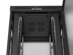Lanberg Szafa instalacyjna rack stojąca 19 cali 37U 800x800 drzwi perforowane LCD czarna (Flat pack)