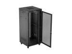 Lanberg Szafa instalacyjna rack stojąca 19 cali 37U 800x800 drzwi perforowane LCD czarna (Flat pack)